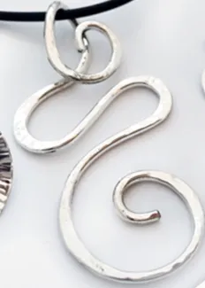 twisted wire pendant 