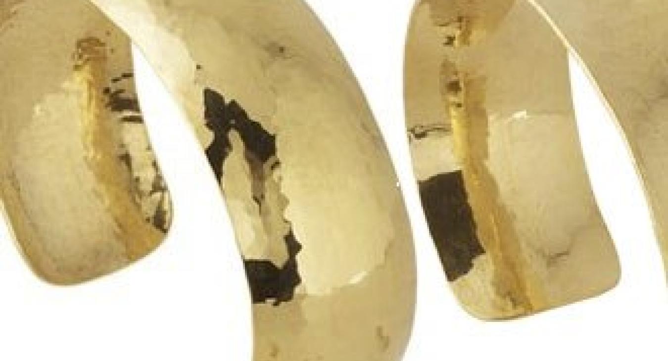 synclastic and anticlastic brass cuffs