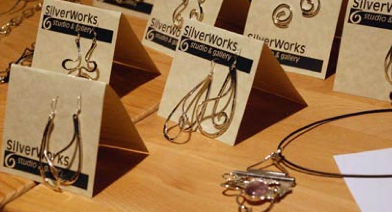Swirl earrings