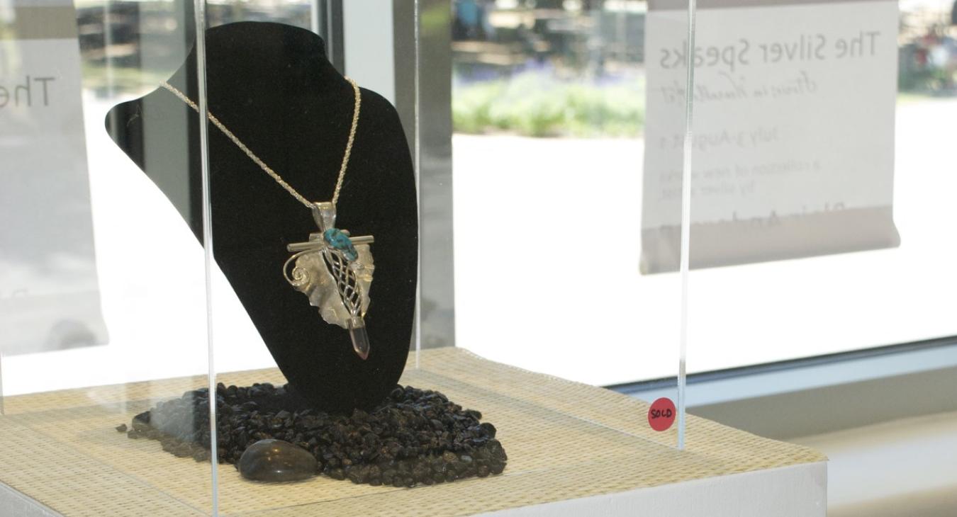 The Journey in its display case