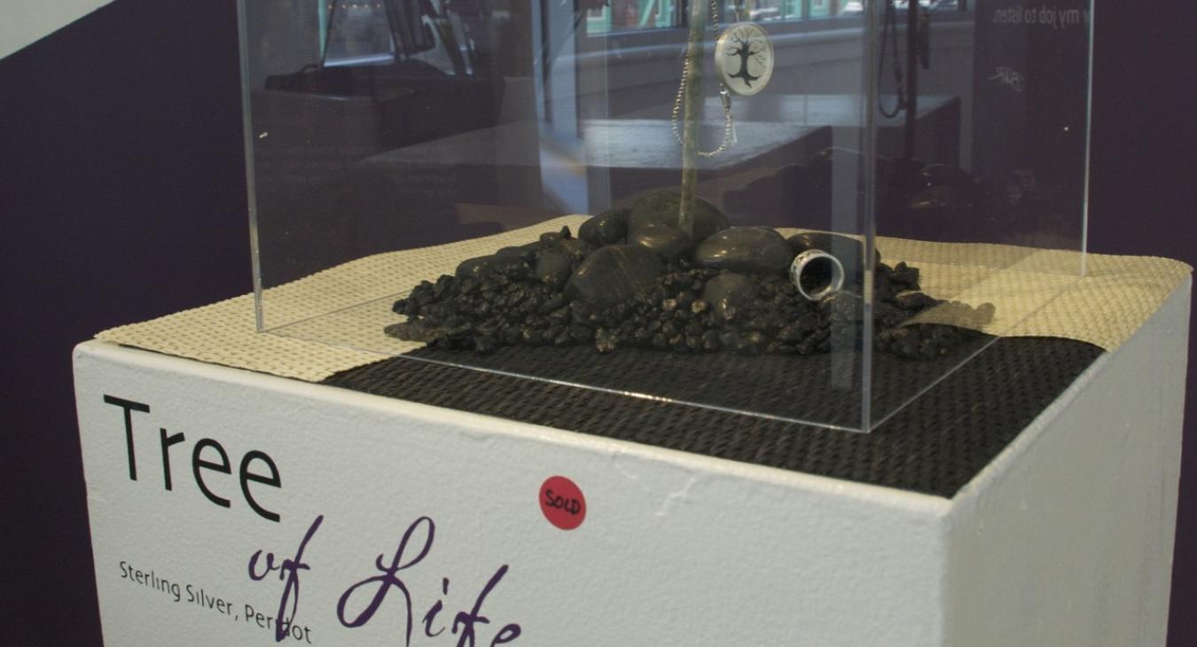 Tree of Life in its display case