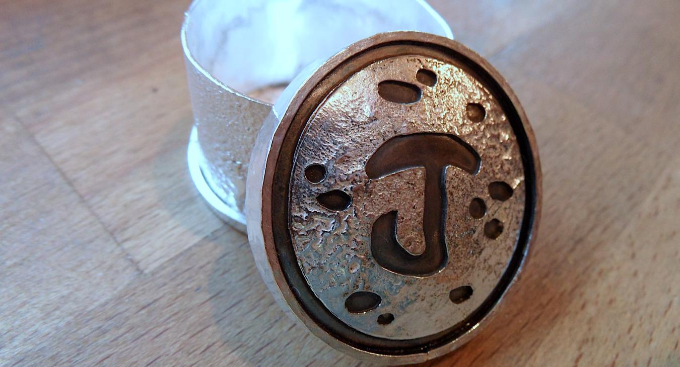 "J" box by Fran Goldberg (open)