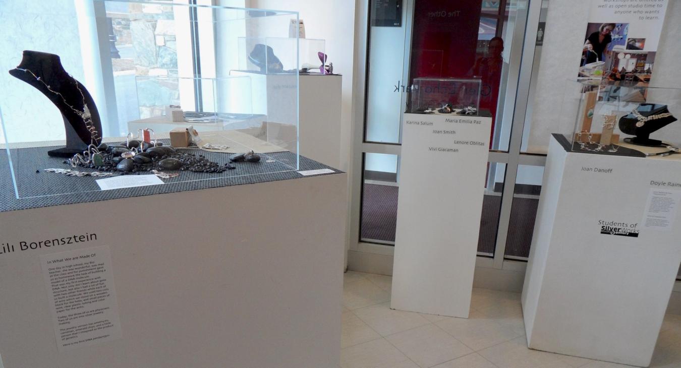Work displayed in the gallery