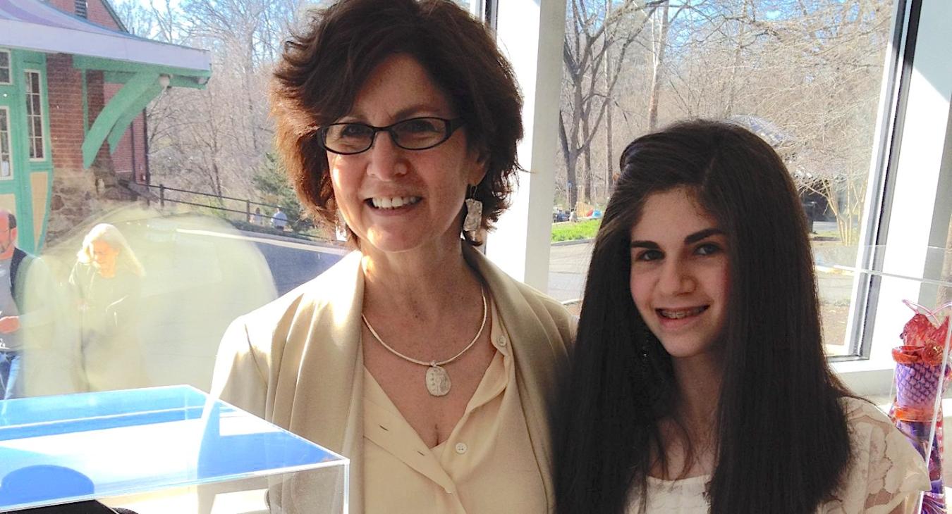 Nancy Cohen with her  daughter