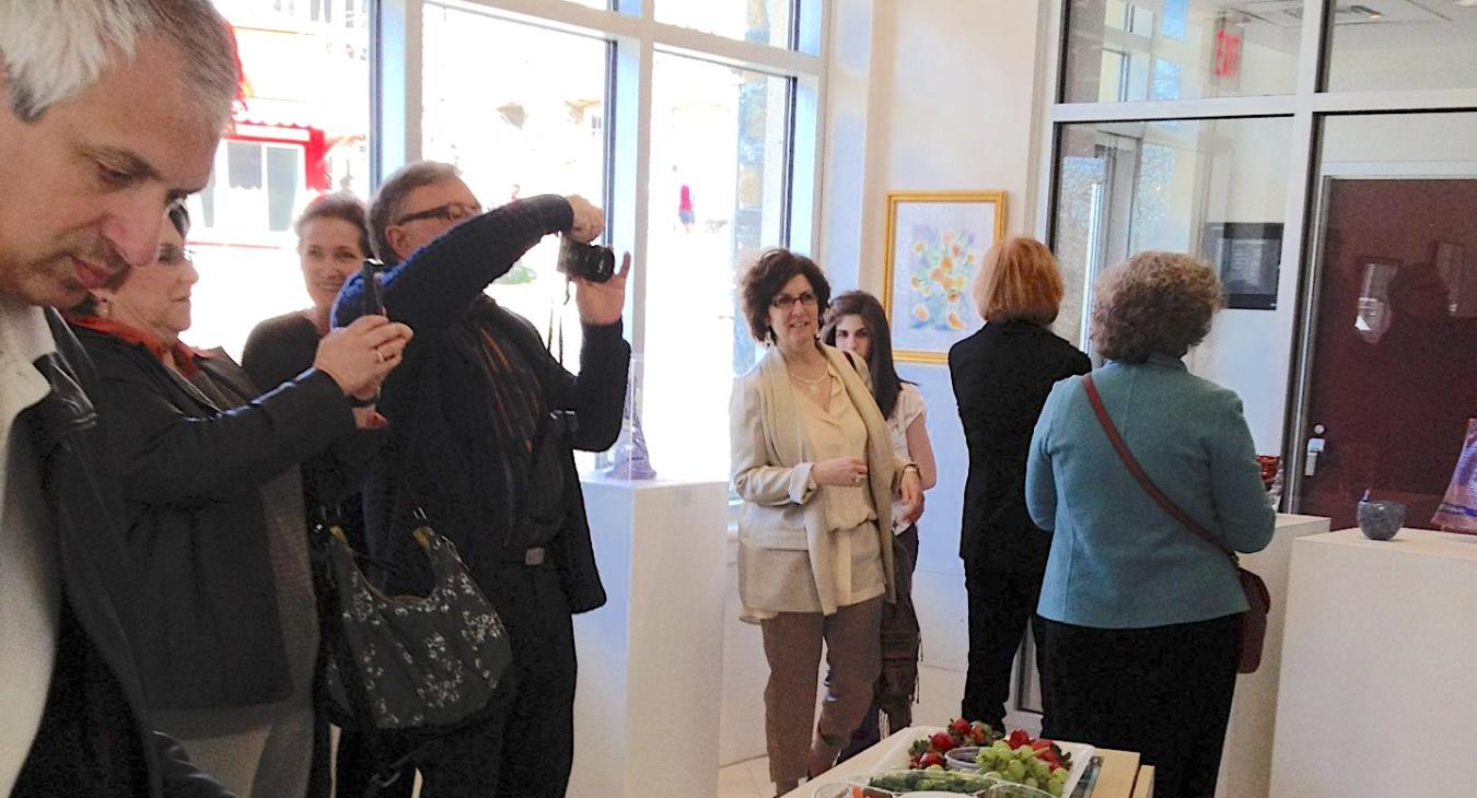 The opening reception