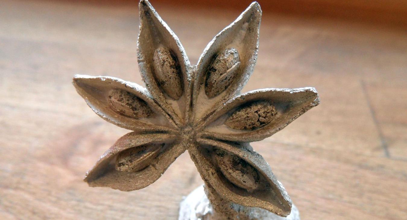 Cast anise ready for finishing