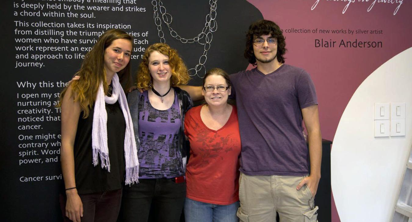 Blair with the Jr Artists
