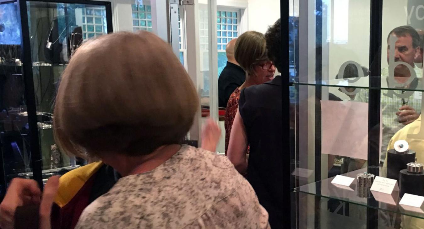 guests at alan's show opening
