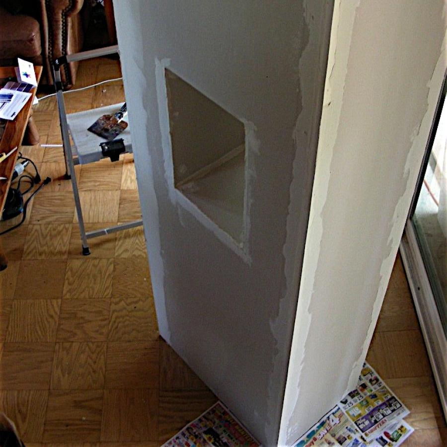 Building the 7 foot tall display towers