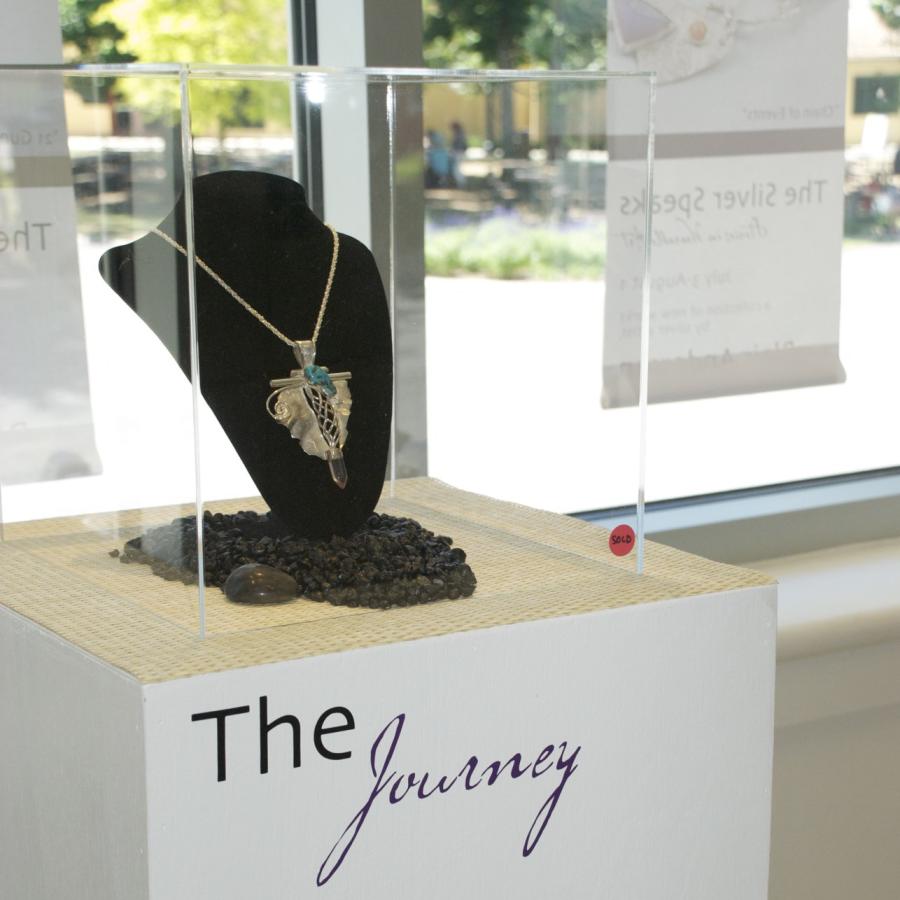 The Journey in its display case