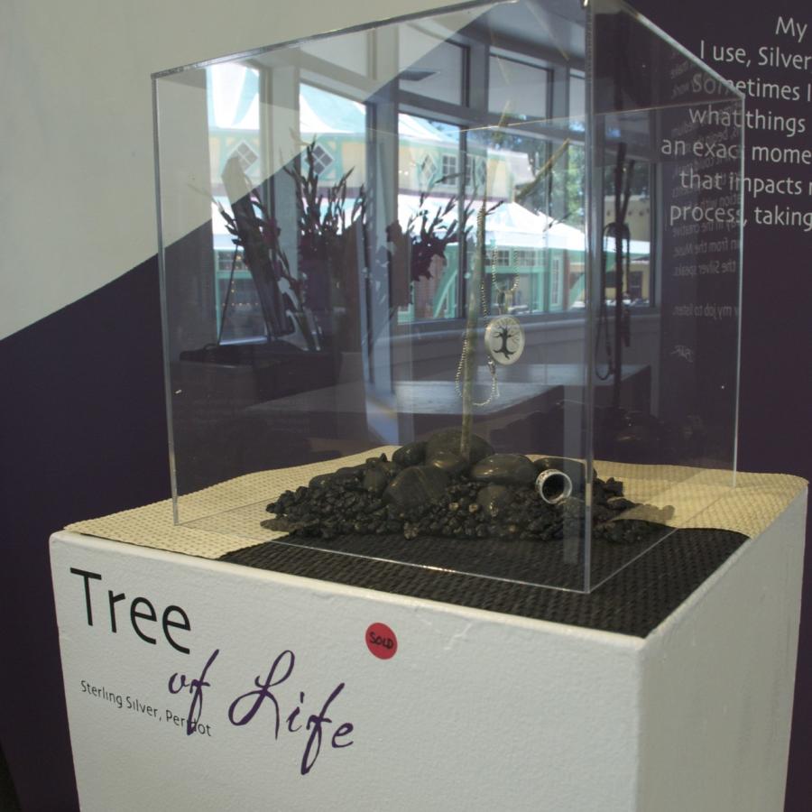 Tree of Life in its display case
