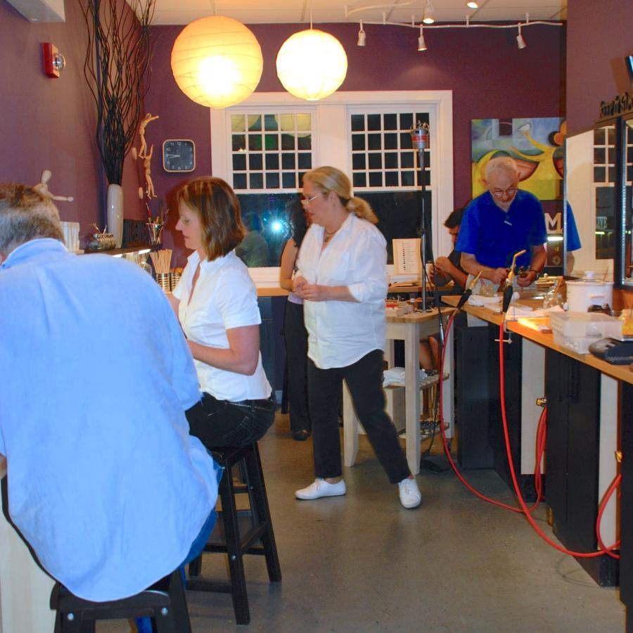 Blair instructing the Thursday night group