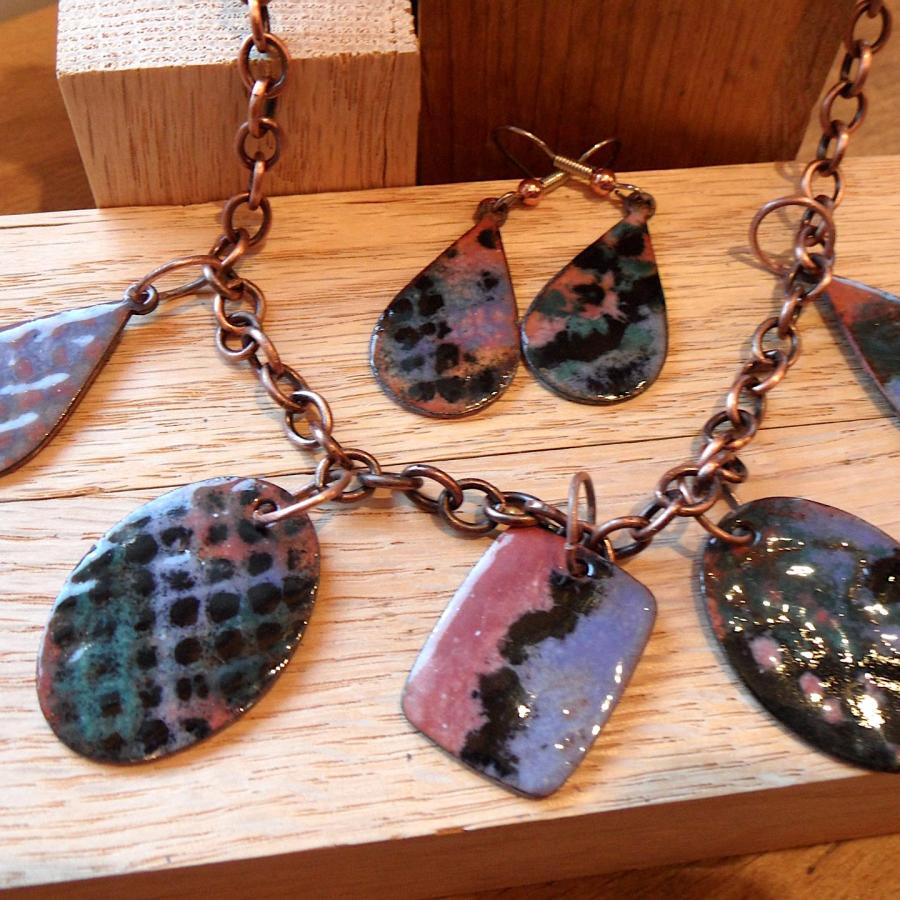 Copper enameling workshop at SilverWorks