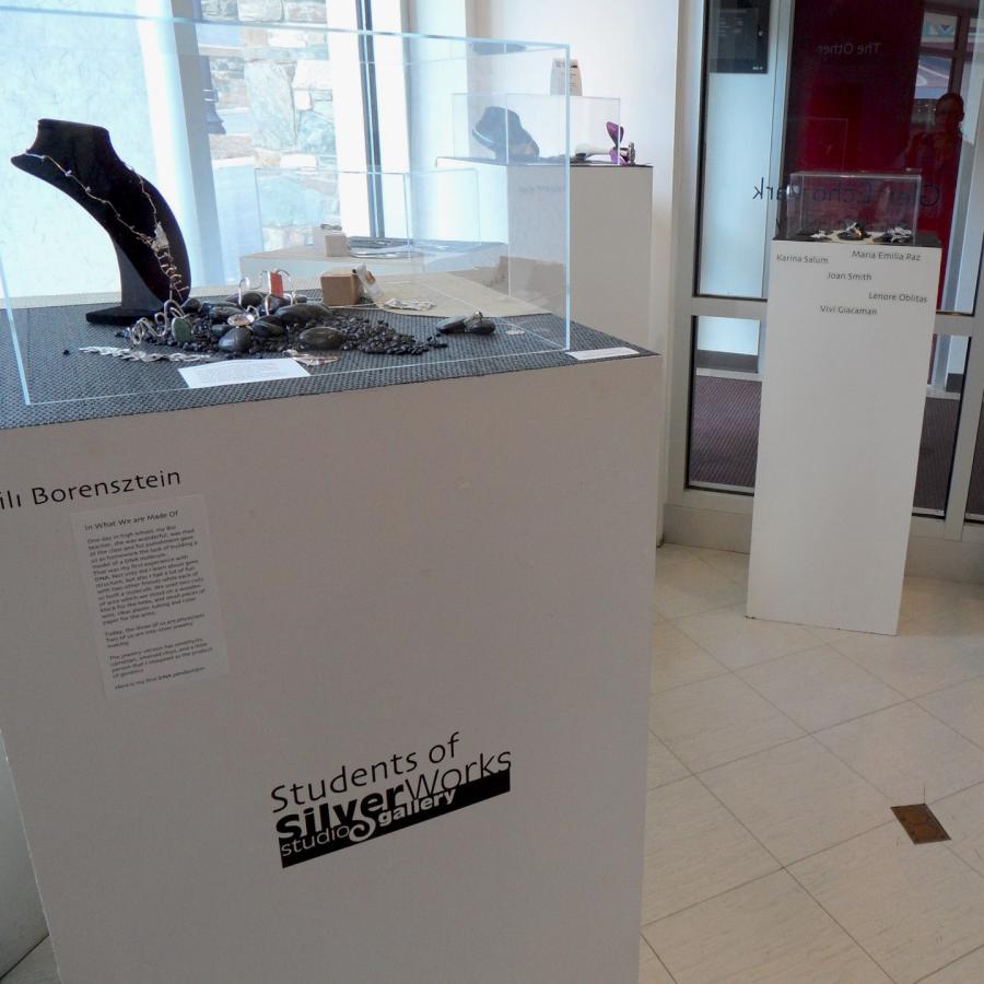 Work displayed in the gallery