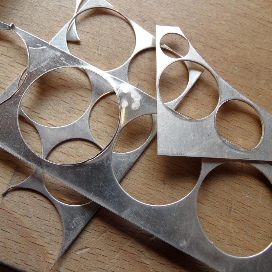 Scrap from disc cutting 