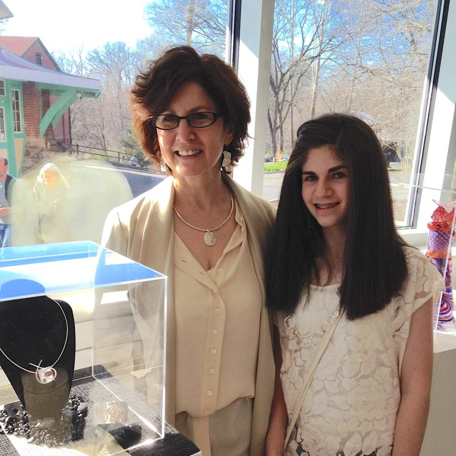 Nancy Cohen with her  daughter