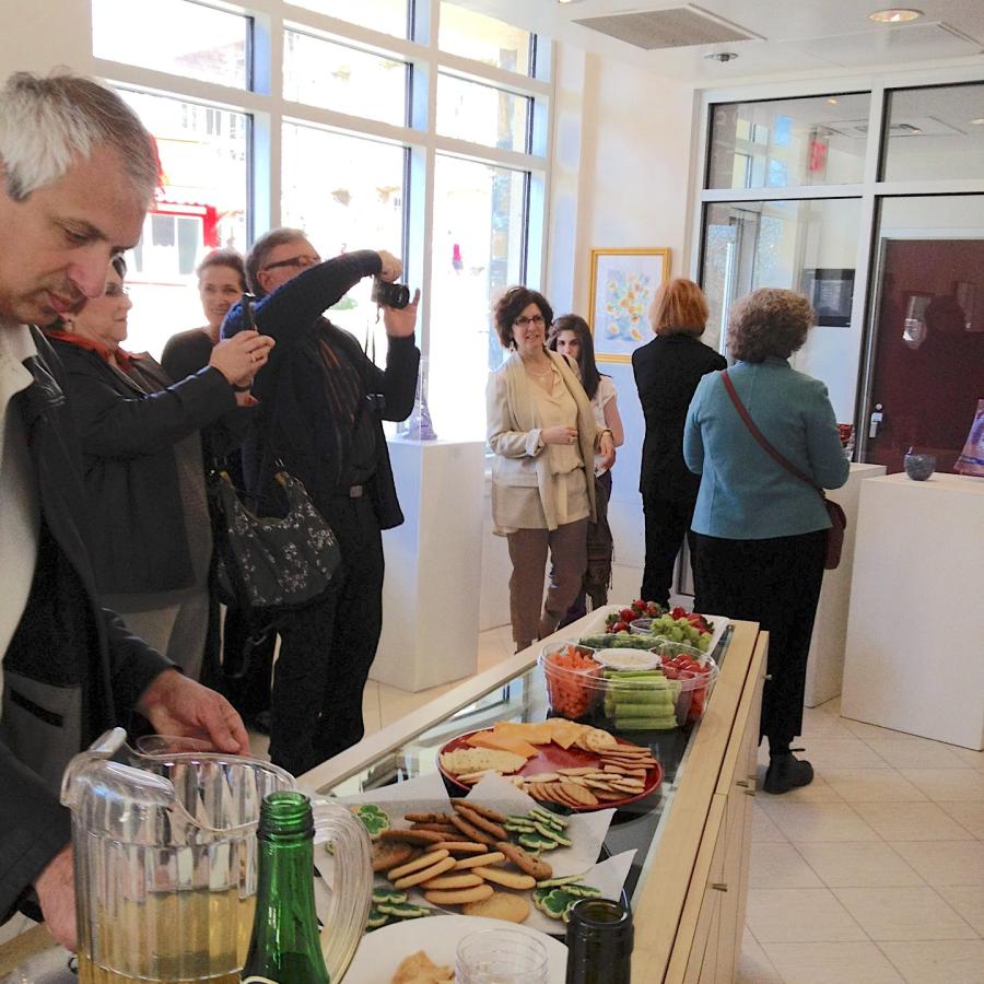 The opening reception