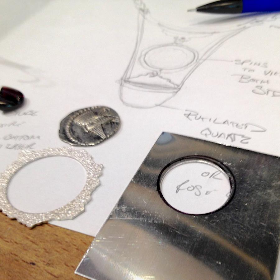 Concept sketch with some of the components