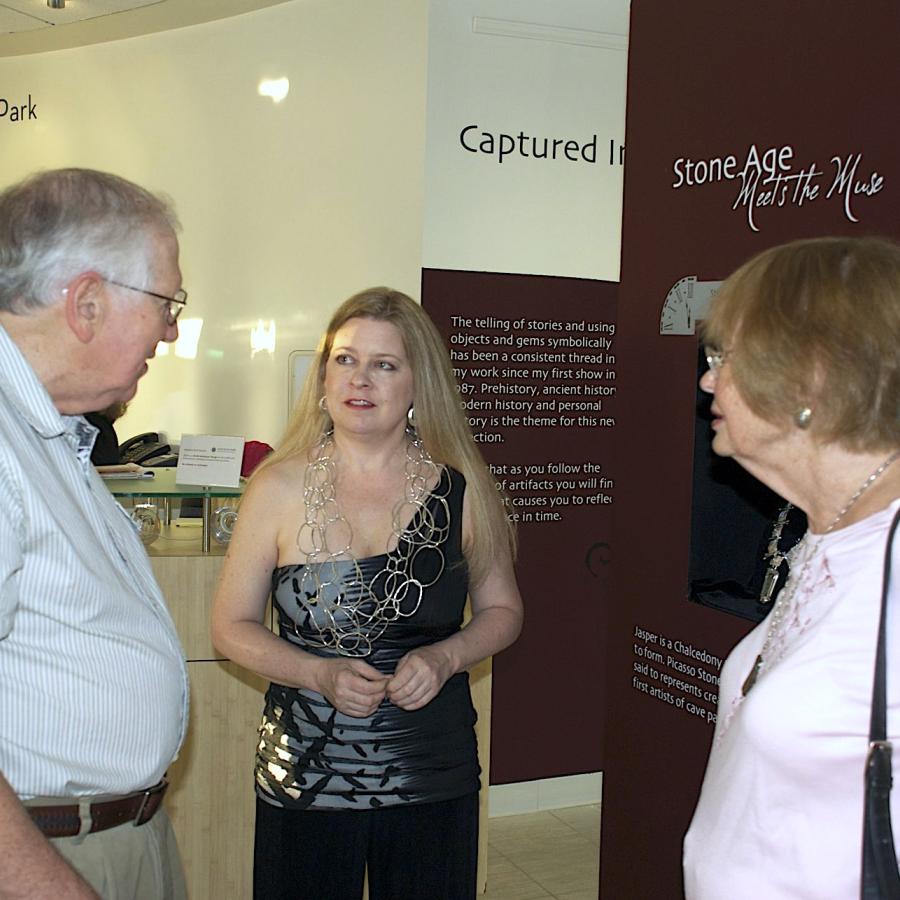 Blair and show attendees