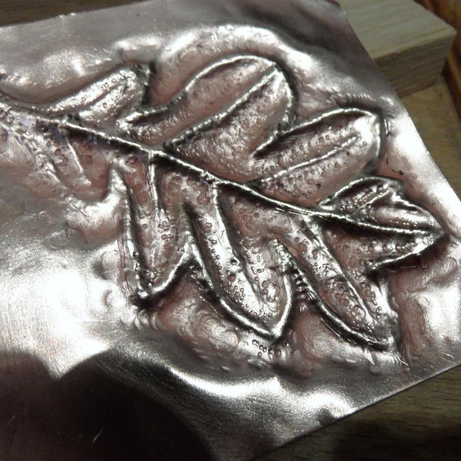 Chased leaf by Massimo