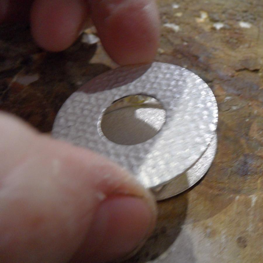 Hammered texture second layer