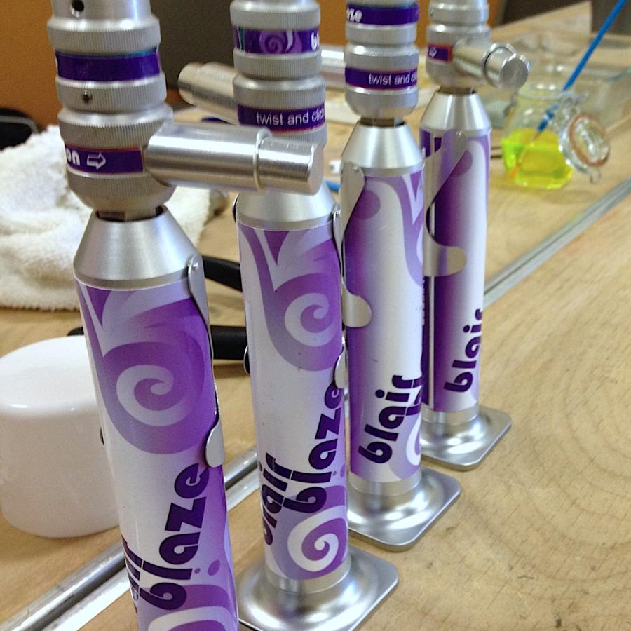 The Blair Blaze torch ready to go to work