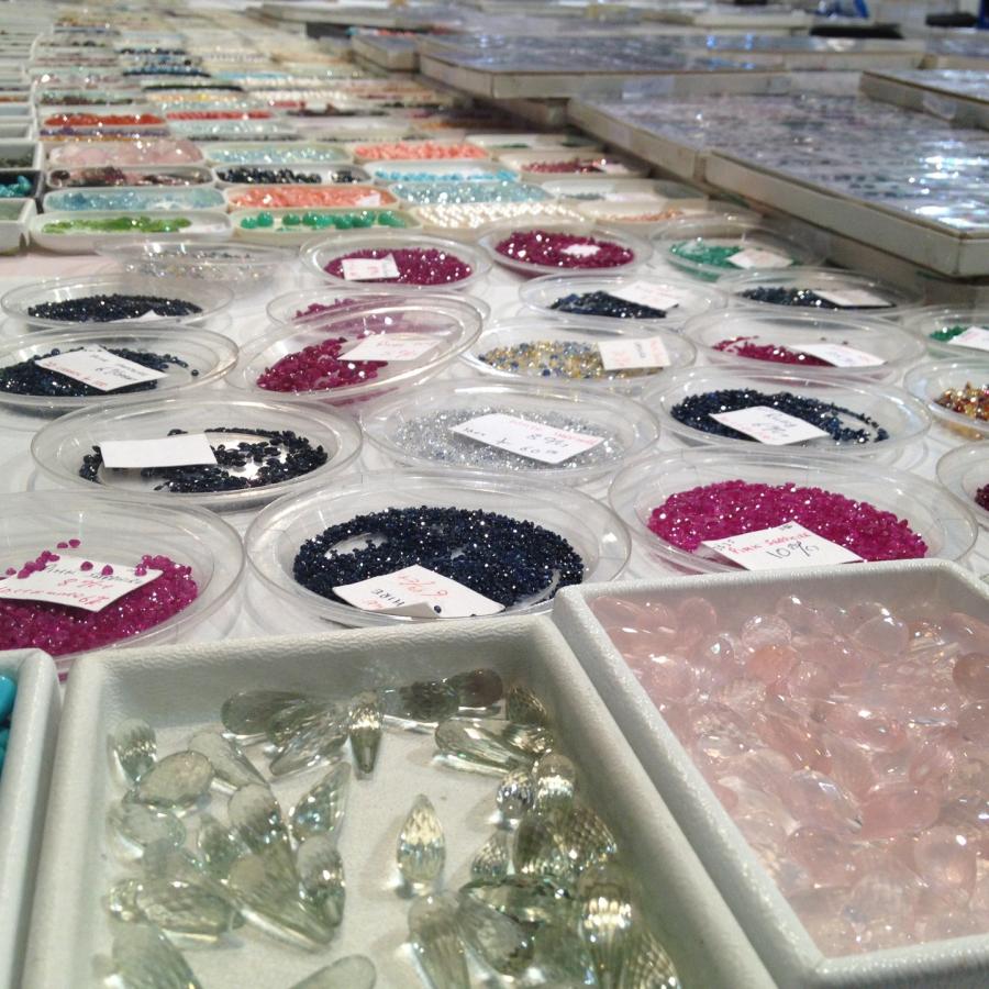 Gem stones at Tucson Gem Show