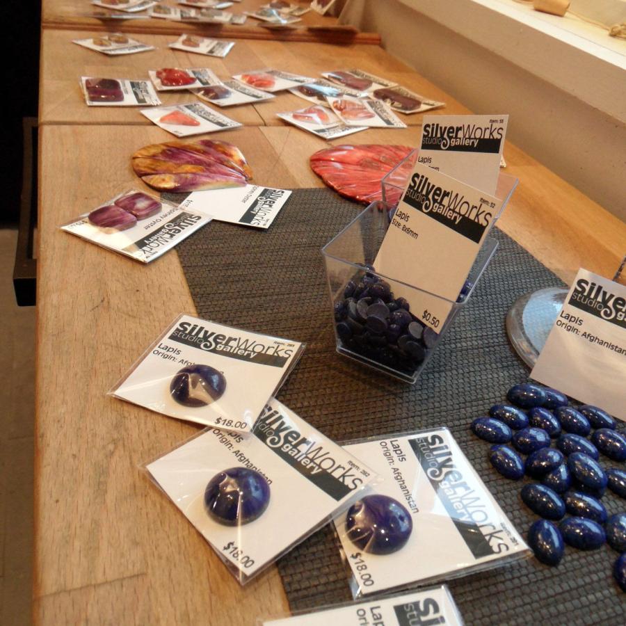 gemstones for sale at silverworks