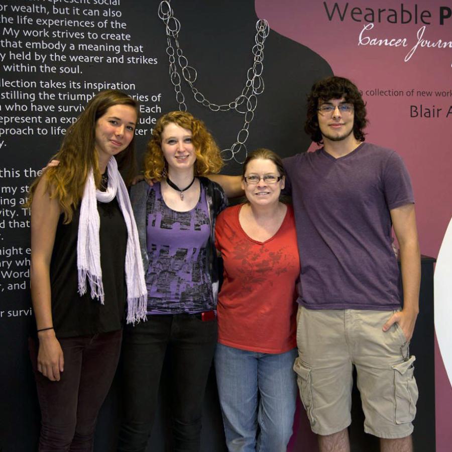 Blair with the Jr Artists