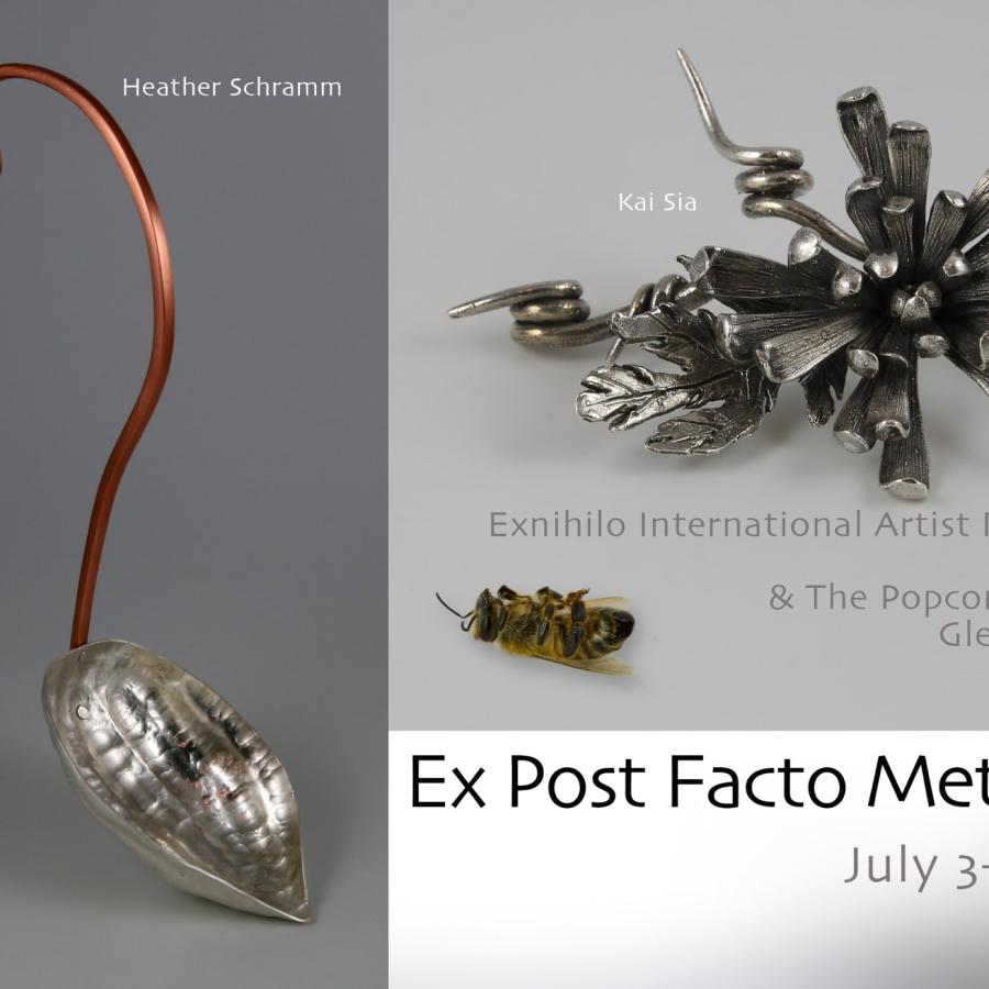 Show postcard displaying examples of residents' work