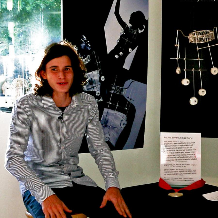 Blair interviewing Louis