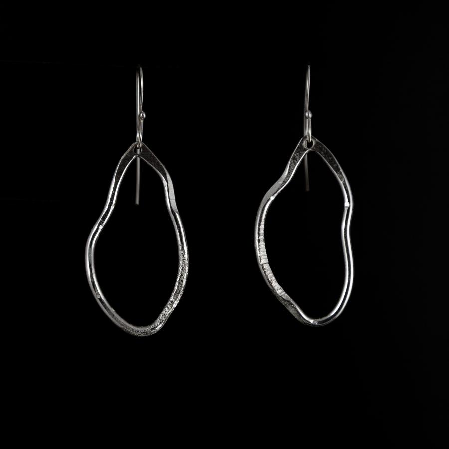 Silver earrings