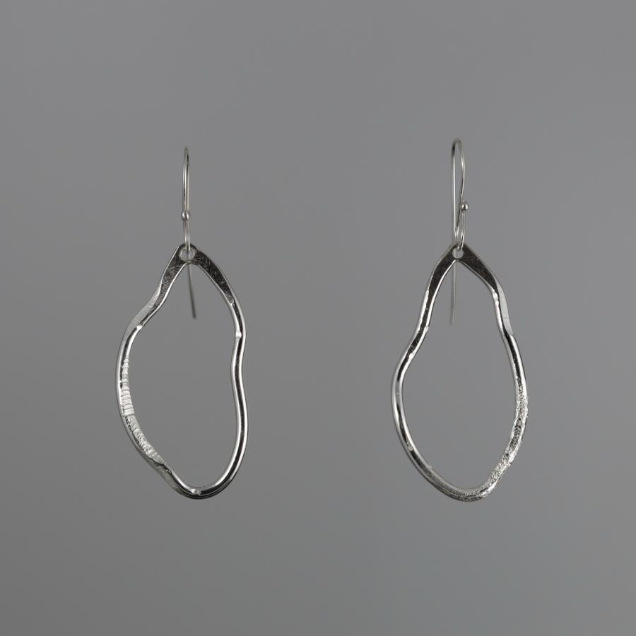 Silver earrings