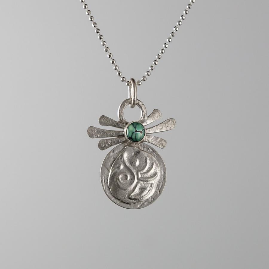 Sterling Silver pendant with turquoise stone
