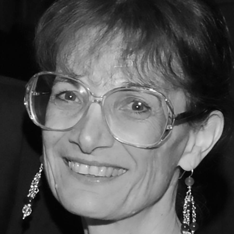 A woman with glasses
