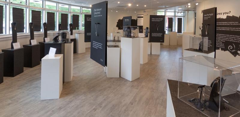 Gallery exhibit installation