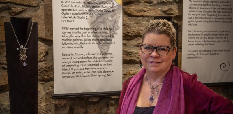 Women in art installation