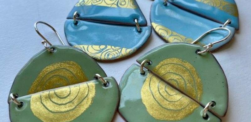 Colorful earrings