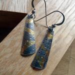 Oxidized and Keum boo earrings 